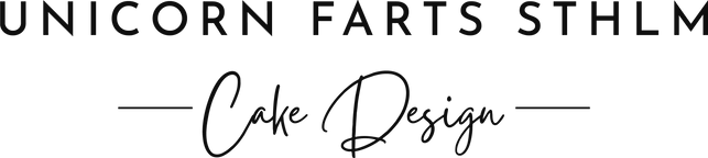 Unicorn Farst Sthlm Cake Design Logo
